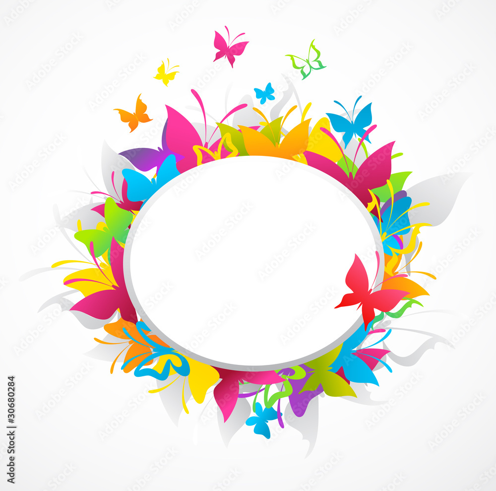 Obraz premium Butterfly frame