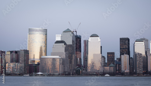 NEW YORK CITY march 2011. Lower Manhattan panorama