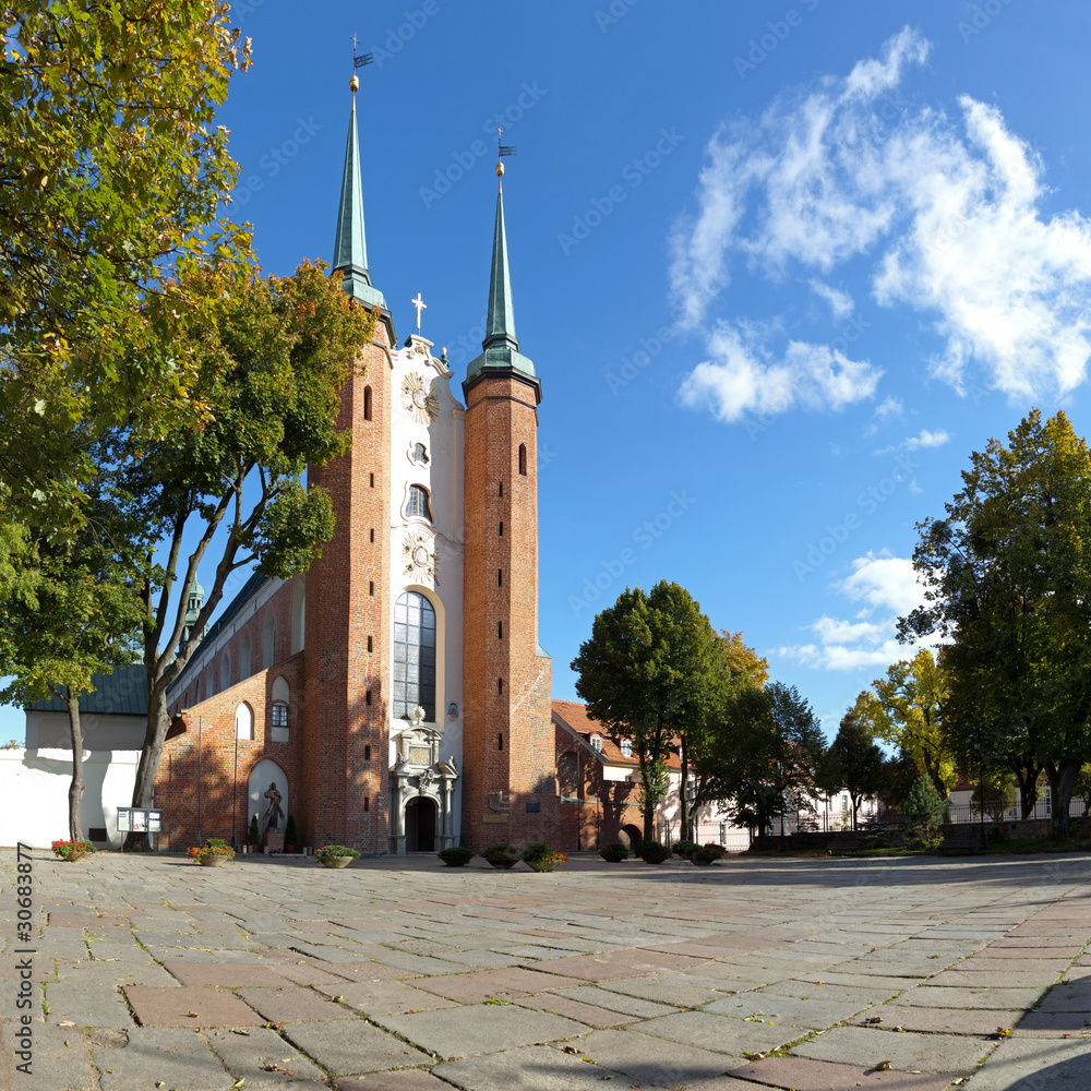 Obraz premium Cathedral in Oliwa, Poland.