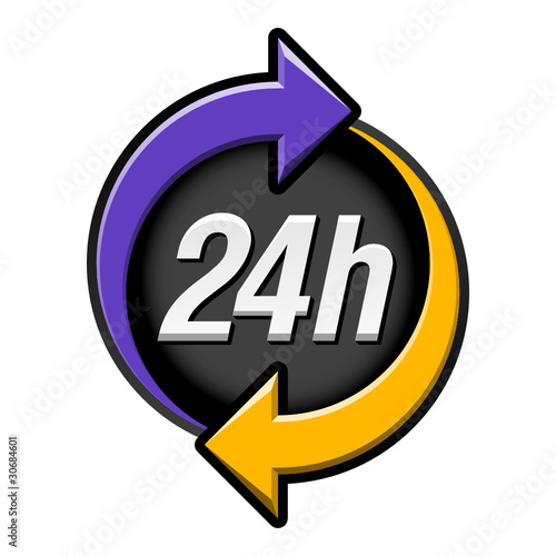 24 hours sign