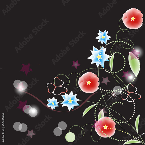 abstract floral background