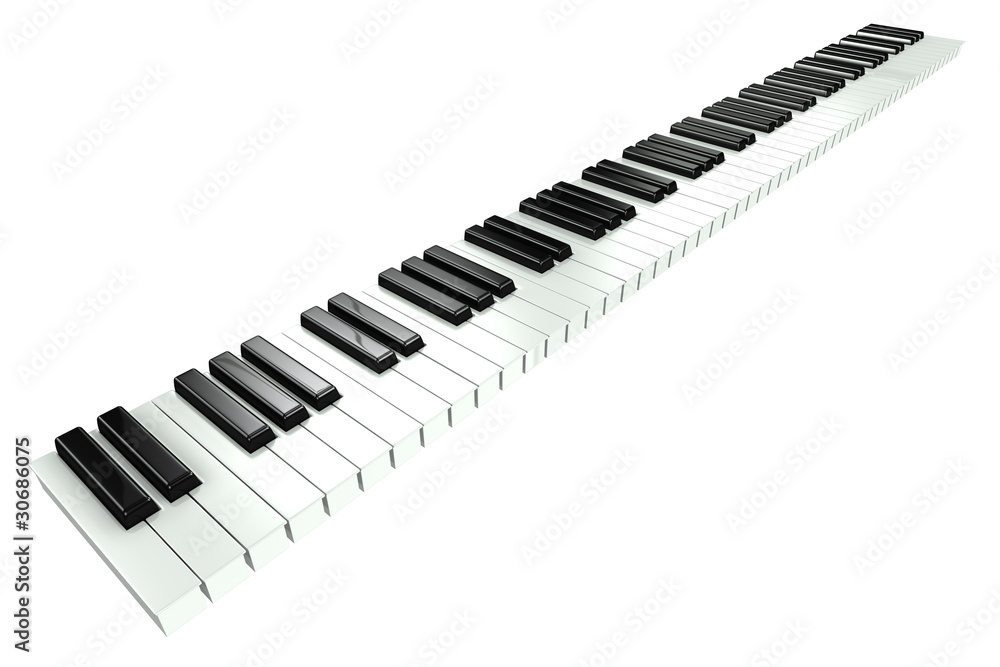 3d Piano keyboard
