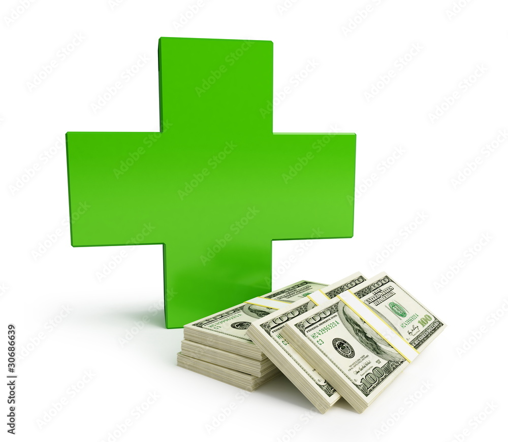 Fototapeta premium medicine becomes more expensive