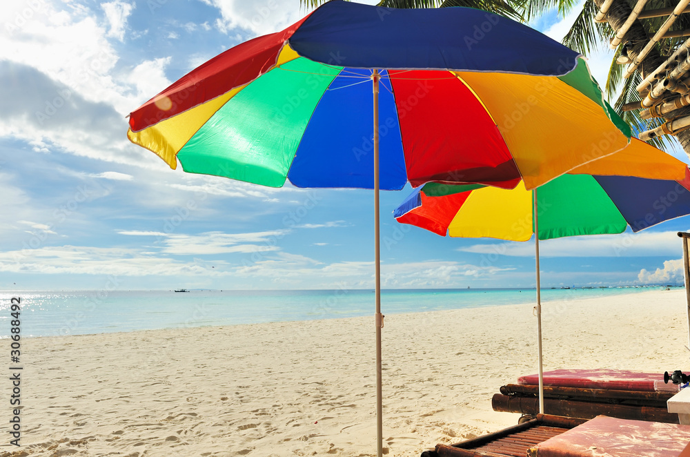 Beach parasols