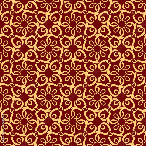 Red seamless wallpaper pattern