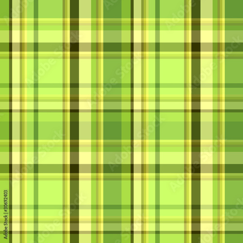 Bright green plaid