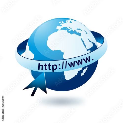 logo internet, web, adresse