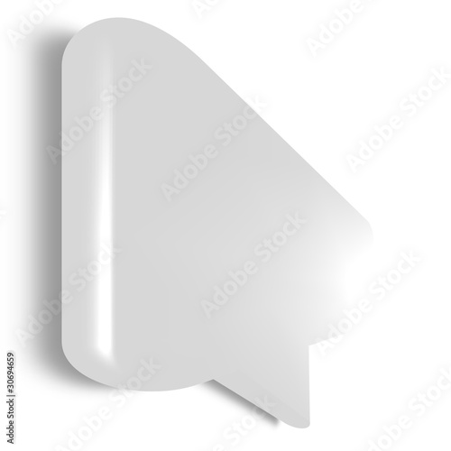 speech bubble abstract