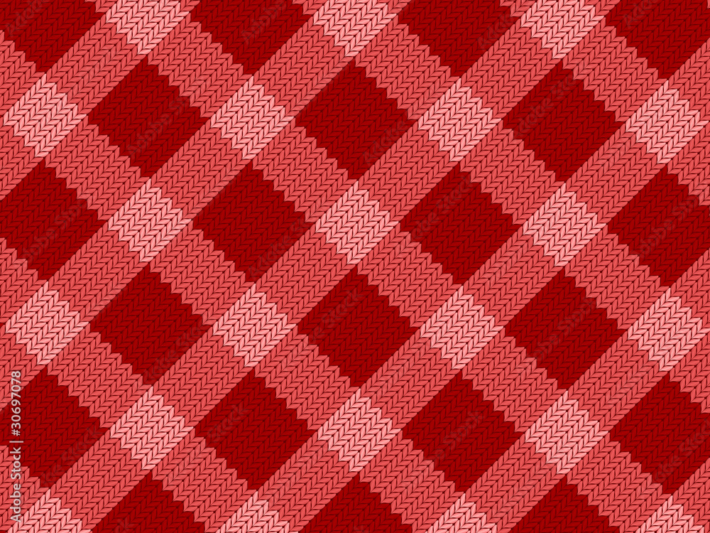Red realistic fabric pattern Red realistic fabric pattern