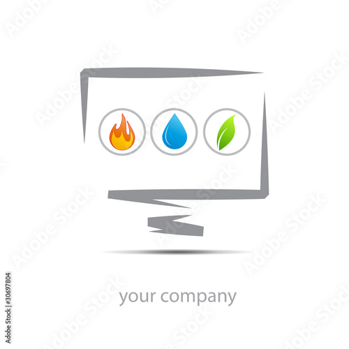 Logo green energy # Vector