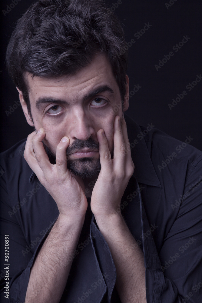 Man under stress Man under stress