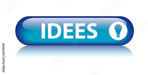 Bouton "IDEES" (solutions imagination innovation idées conseil)