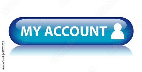 MY ACCOUNT Web Button (profile user setup login online options)