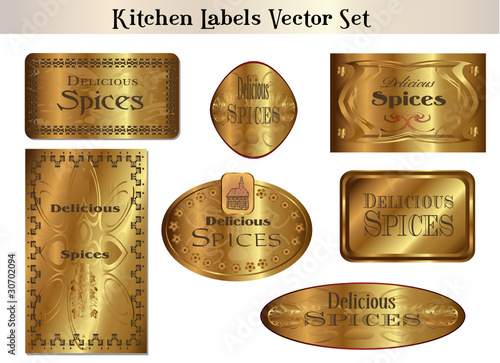 Kitchen Labels