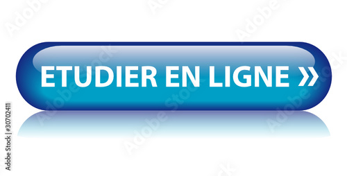 Bouton ETUDIER EN LIGNE (enseignement études par correspondance)