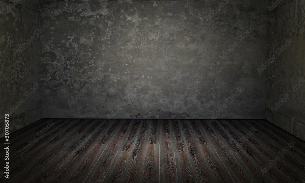 empty room with grunge concrete wall 3d background empty room with grunge concrete wall 3d background