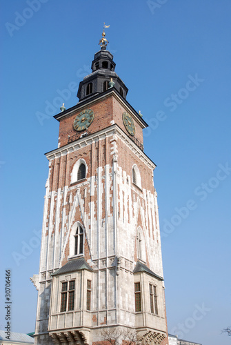 Rathausturm Rynek Glówny Krakau