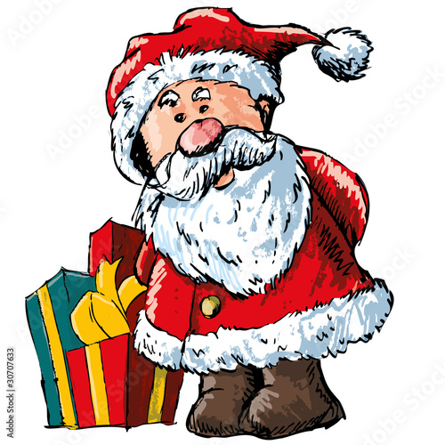 Cartoon Santa Clause