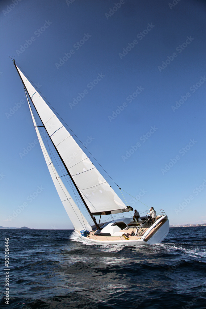 Obraz premium Sailing on the Adriatic Sea