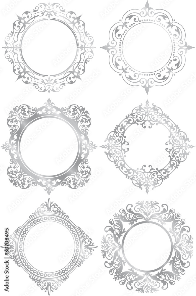 silver ornate frames silver ornate frames