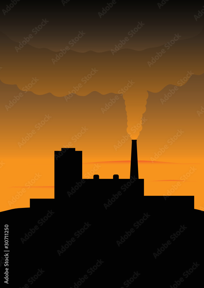 Obraz premium Environmental contamination