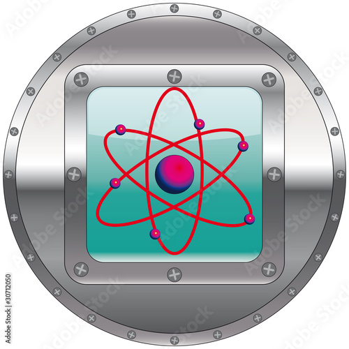 Ovalbutton Atom Sicherheit