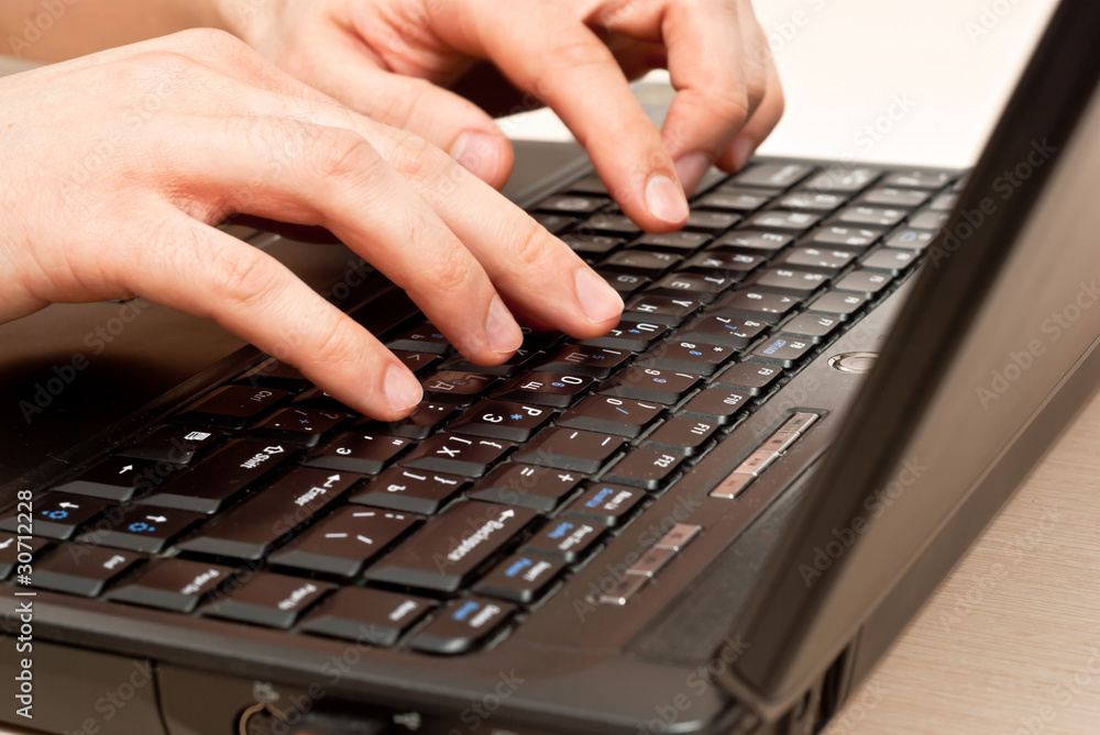 Hands typing Hands typing