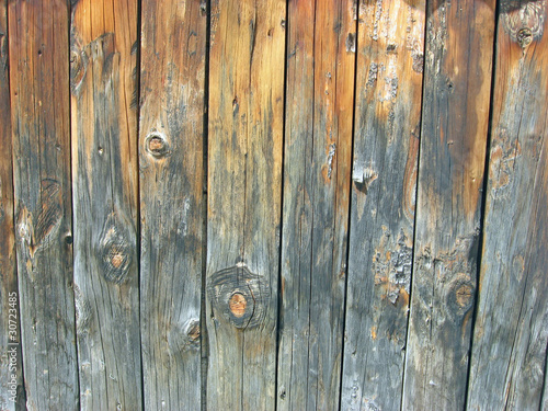 panels of wooden planks used as insulation of a house