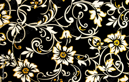 The Ceramic texture of flower abstract