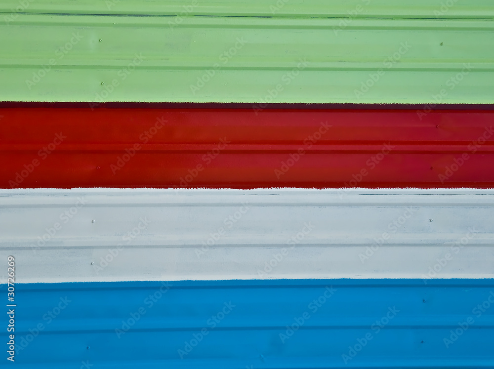 The color of  zinc fence