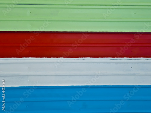The color of  zinc fence