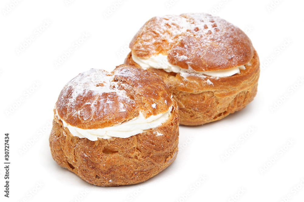 Two profiteroles Two profiteroles