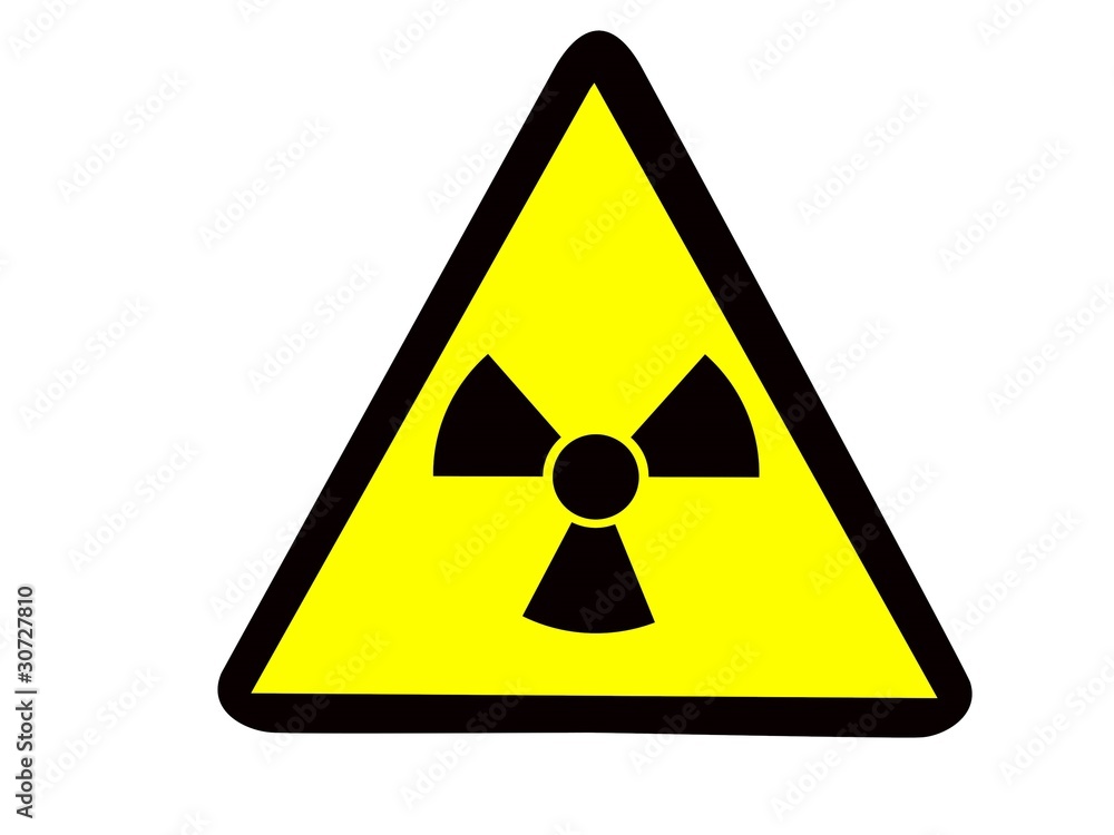 Radioactive sign Radioactive sign