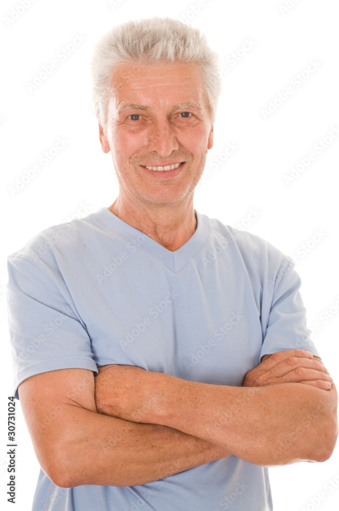 Portrait of a happy senior man Portrait of a happy senior man