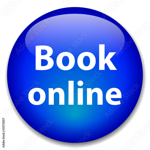 "BOOK ONLINE" Web Button (order now e-booking cursor click here)