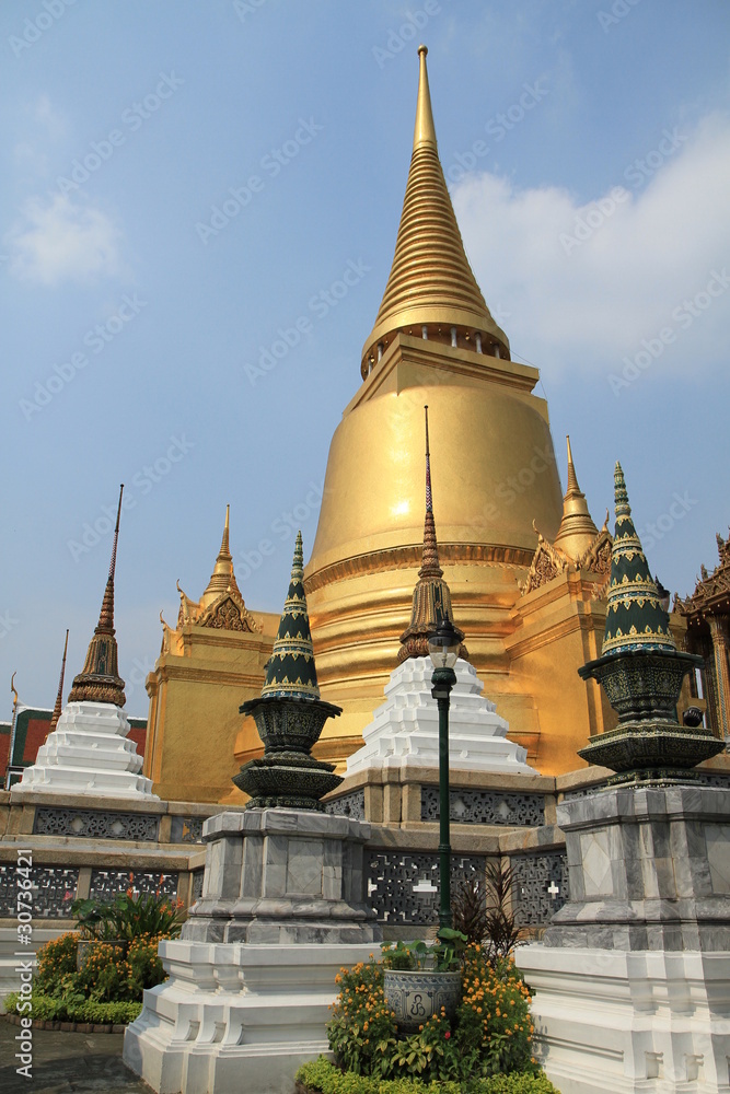 Naklejka premium Grand Palace, the major tourism attraction in Bangkok, Thailand
