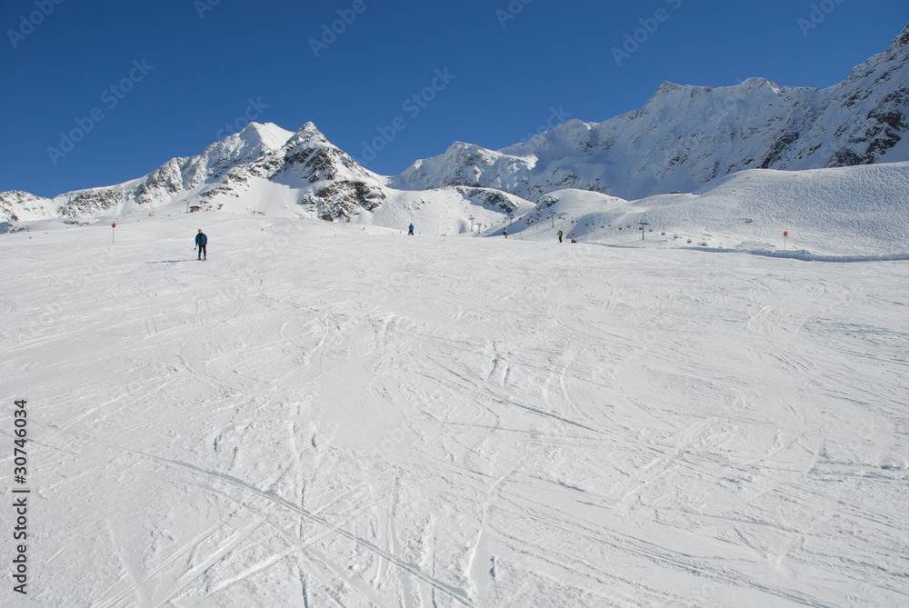 Skigebiet in Kühtai