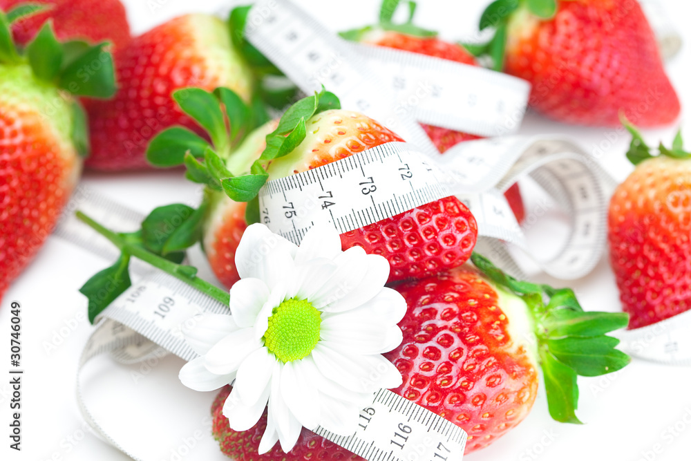 background of red big juicy ripe strawberry and flower background of red big juicy ripe strawberry and flower
