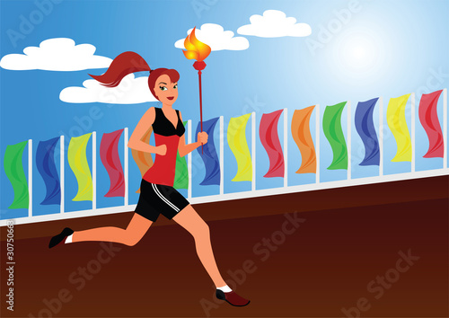 The sportswoman