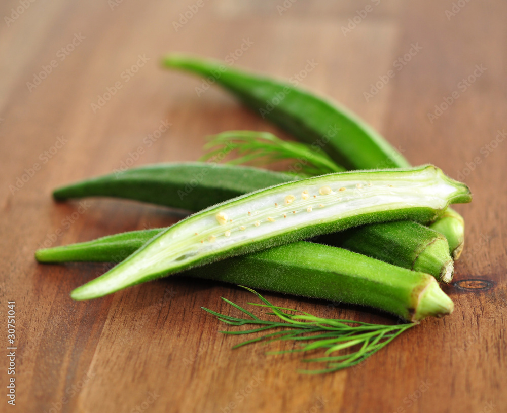 Okraschoten StockFoto Adobe Stock