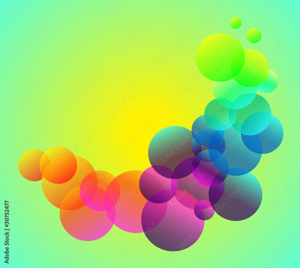 Rainbow Bubbles Background for Elegant Flyers Rainbow Bubbles Background for Elegant Flyers