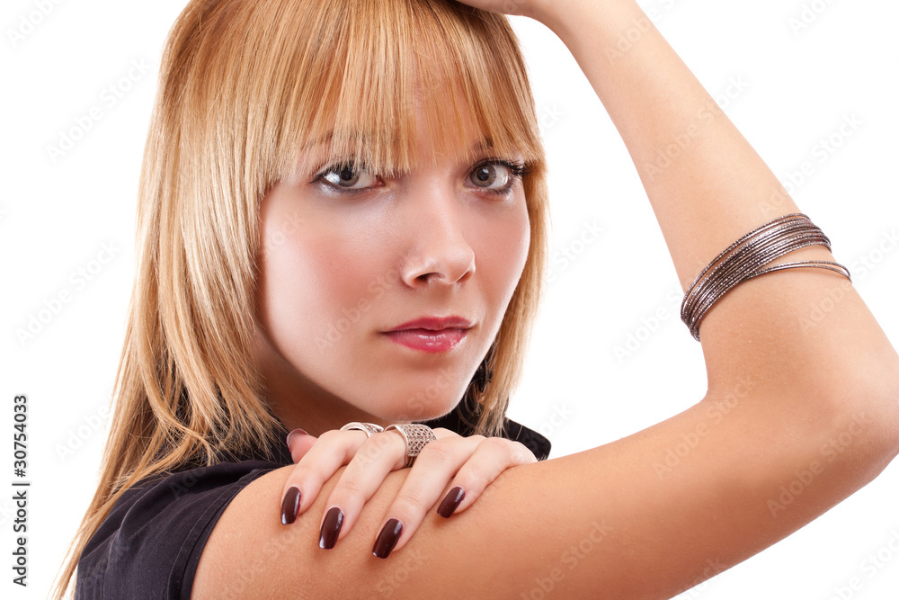 Obraz premium Blonde woman