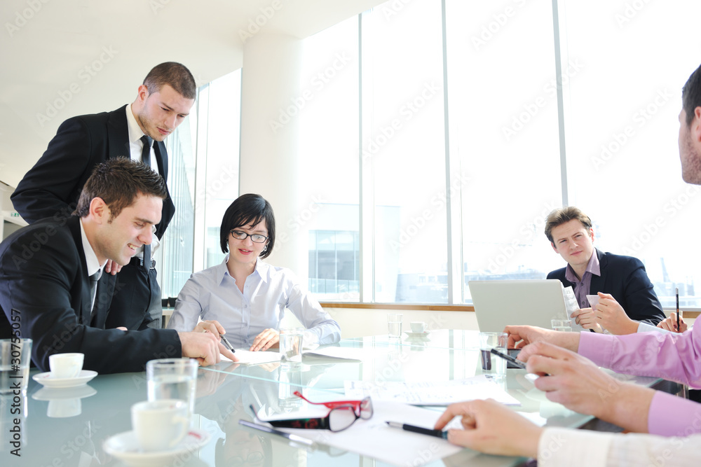 group of business people at meeting group of business people at meeting