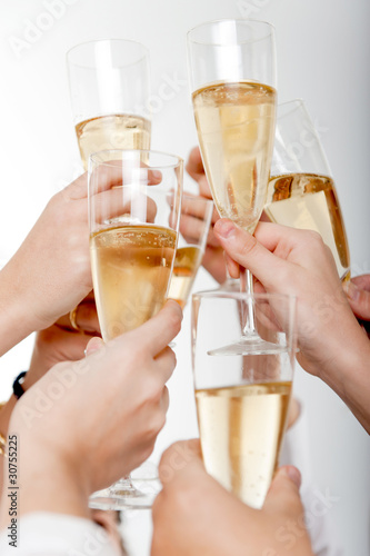 Champagne celebration