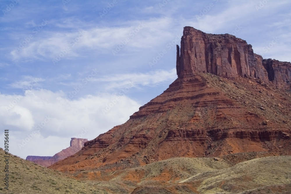 Utah rock monuments and mountains close to Moab