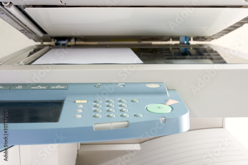 A Copy scanning in photocopier.