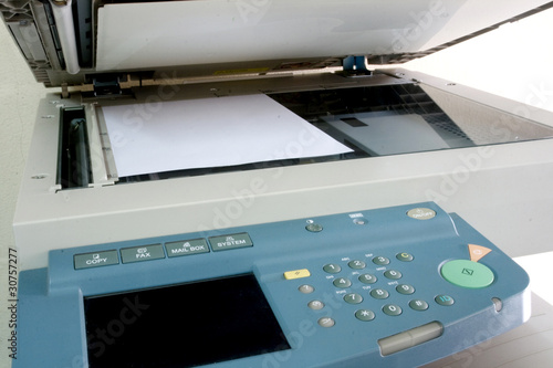 A Copy scanning in photocopier.