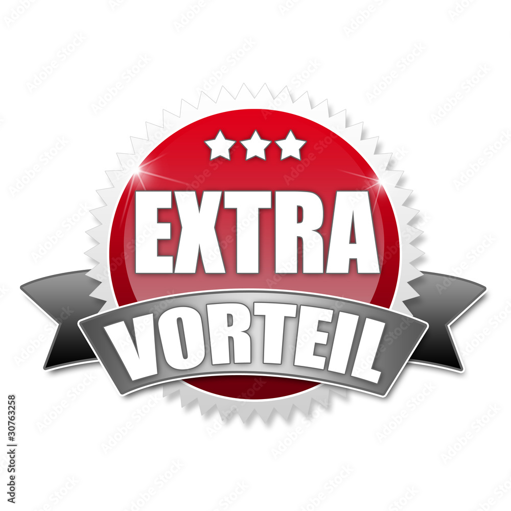 Extra Vorteil! Button, icon Extra Vorteil! Button, icon