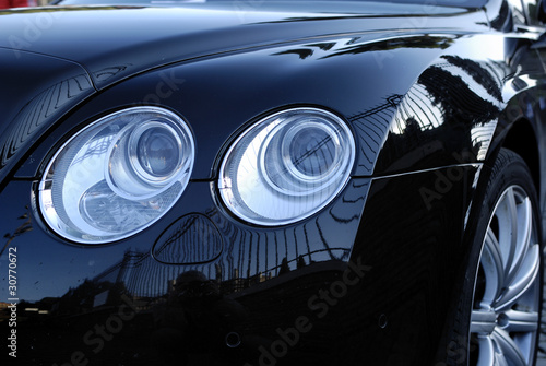 Konstfotografi Auto Sportiva Nera