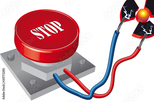 Notknopf stop Kernenergie